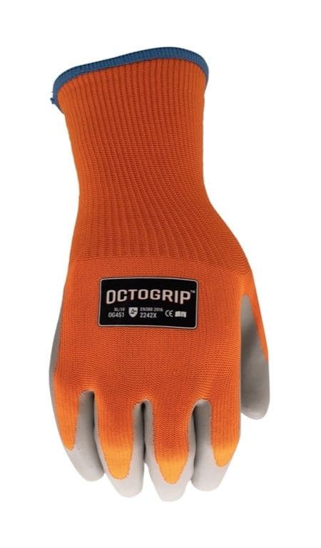 Octogrip 10g Winter Fleece Lined Glove with Latex Palm - Xl