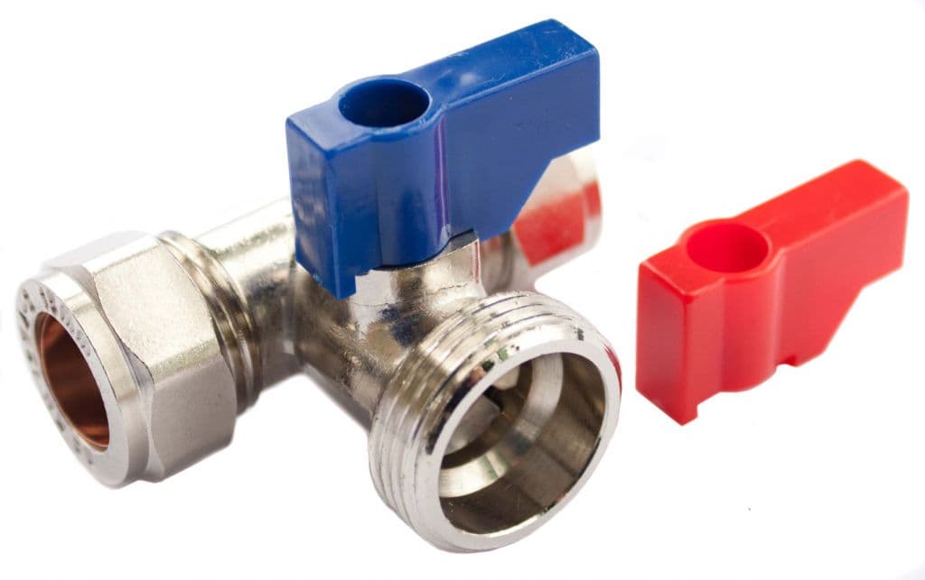 Oracstar Tee Valve (Hot/Cold) - 15mm x 15mm x 3/4" BSP
