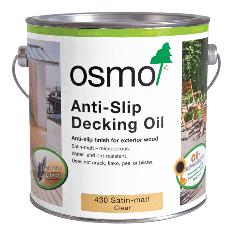 Osmo Anti Slip Decking Oil Topcoat - 2.5L Clear