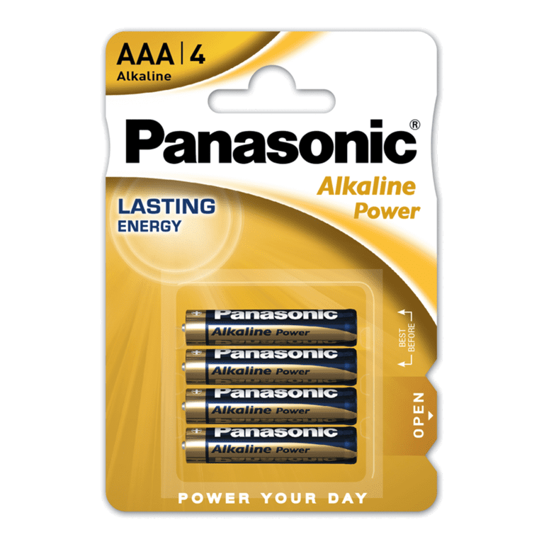 Panasonic Alkaline - AAA Pack 4
