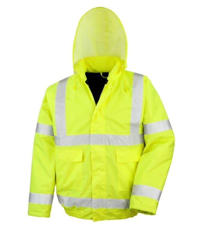 Pencarrie Hi-Vis Yellow Bomber Jacket - S