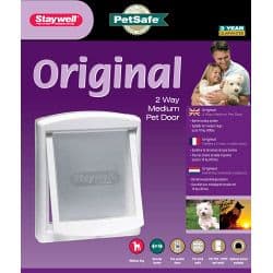 Petsafe Original 2 Way Medium Pet Door - White