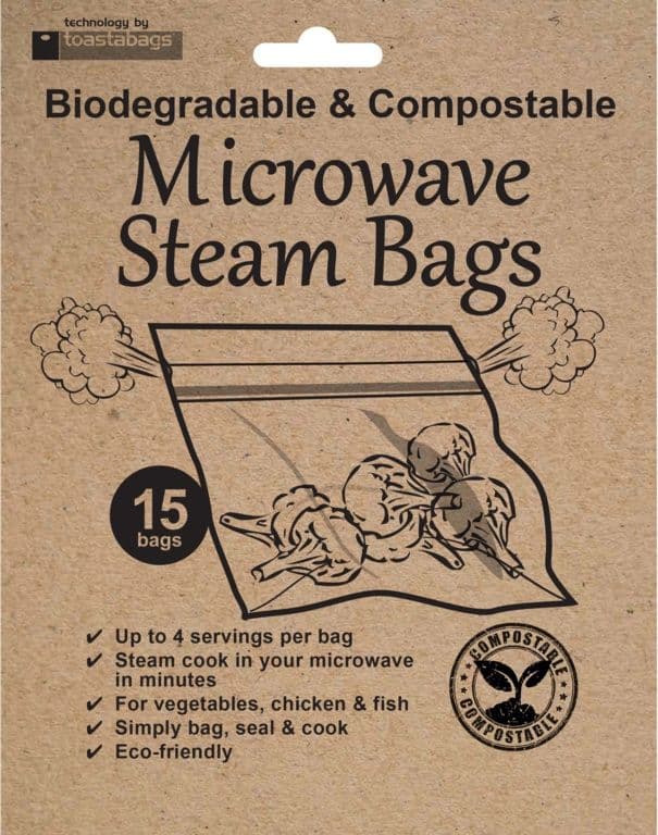 Planit Eco Friendly Microwave Steam Bags - Pack 15