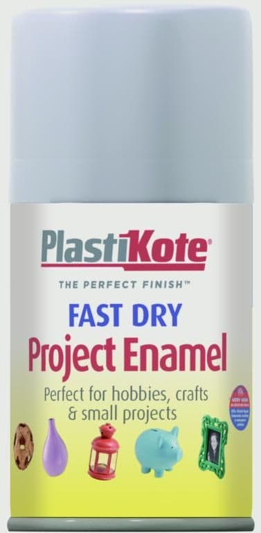 PlastiKote Fast Dry Enamel Aerosol Paint - Aluminium - 100ml