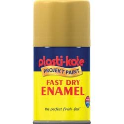 PlastiKote Fast Dry Enamel Aerosol Paint - Creme De La Creme - 100ml