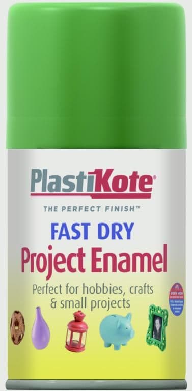 PlastiKote Fast Dry Enamel Aerosol Paint - Garden Green - 100ml