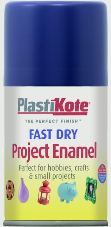 PlastiKote Fast Dry Enamel Aerosol Paint - Night Blue - 100ml