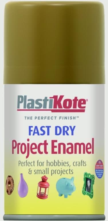 PlastiKote Fast Dry Enamel Aerosol Paint - Nut Brown - 100ml