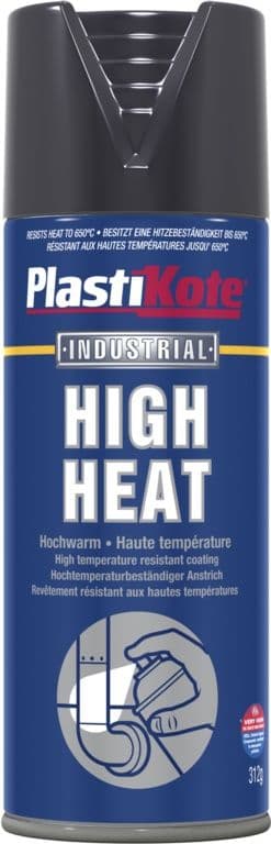 PlastiKote High Heat 400ml - Black