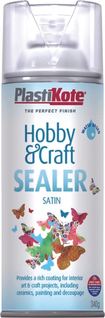 PlastiKote Hobby & Craft Sealer - 400ml Clear Satin