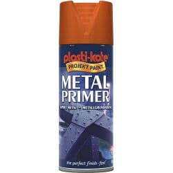 PlastiKote Metal Primer - 400ml Aerosol Red Oxide