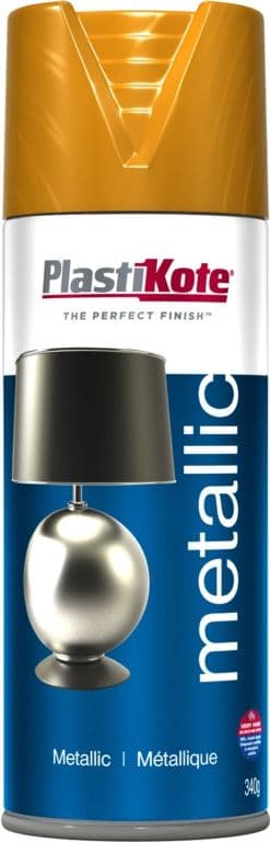 PlastiKote Metallic Paint - 400ml Brass