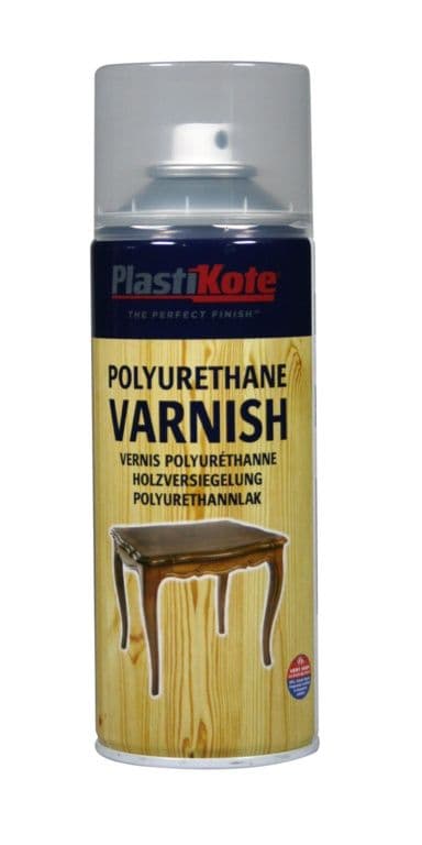 PlastiKote Polyurethane Varnish - 400ml Clear Gloss