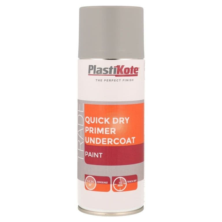 PlastiKote Quick Dry Primer Undercoat 400ml - White