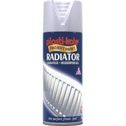 PlastiKote Radiator Spray Paint - 400ml Satin Chrome
