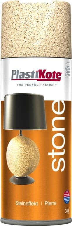 PlastiKote Stone Touch Spray Paint - 400ml Alabaster