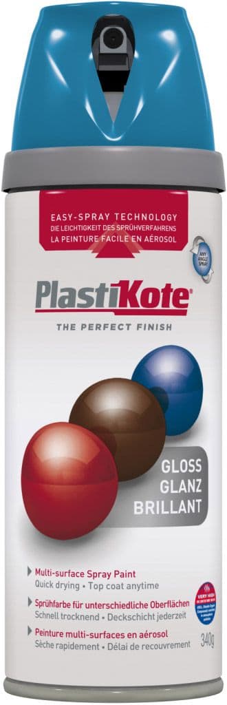 PlastiKote Twist & Spray Paint 400ml - Exotic Sea Gloss