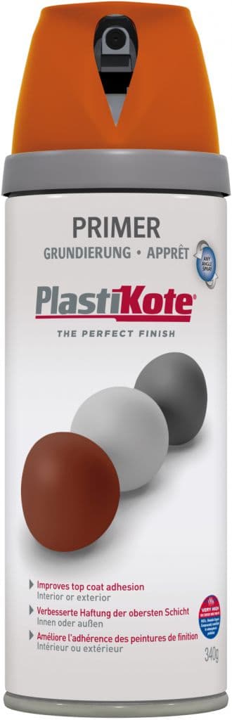 PlastiKote Twist & Spray Paint 400ml - Red Oxide Primer
