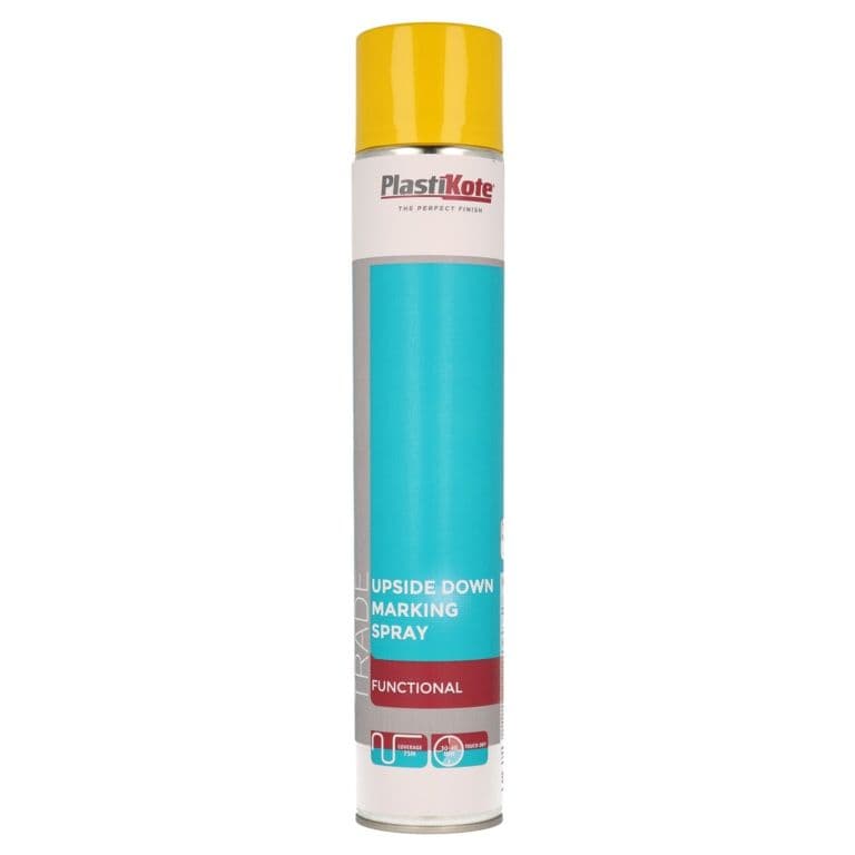 PlastiKote Upside Down Marking Spray 750ml - Yellow
