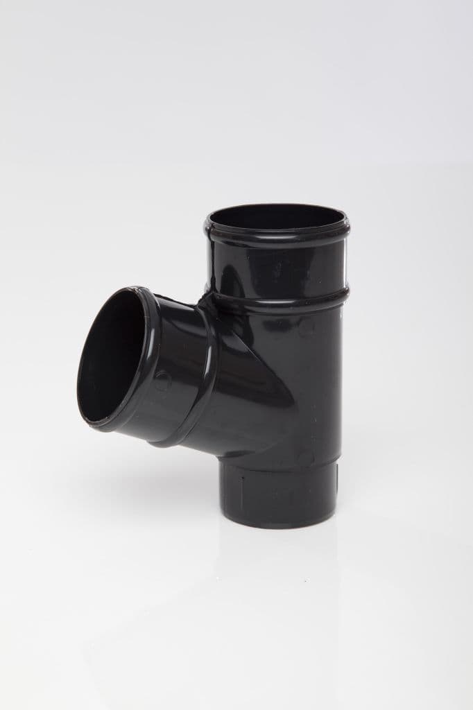 Polypipe 112 1/2 Degrees Branch - 68mm Black
