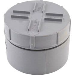 Polypipe Access Cap - 4"/110mm Black