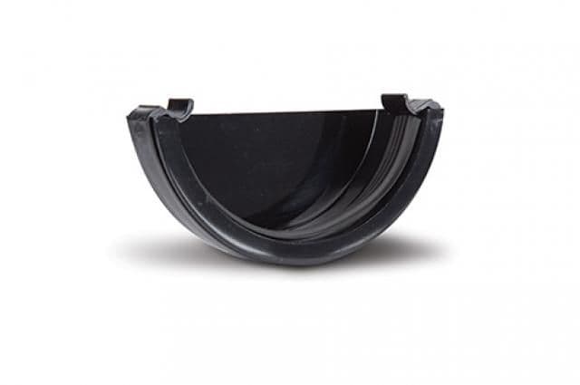 Polypipe External Stop End - 112mm Black