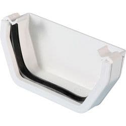 Polypipe External Stop End - White