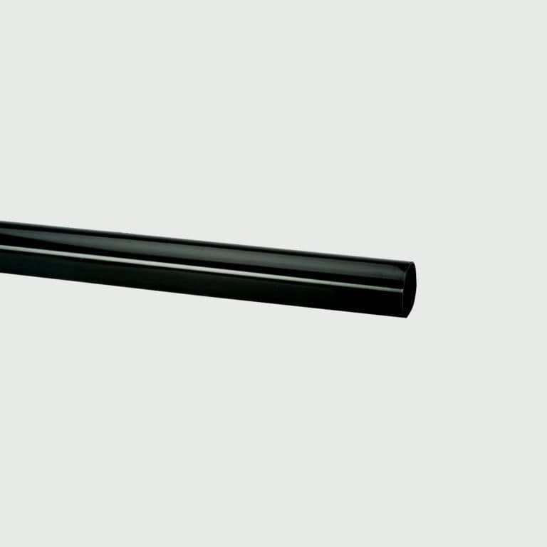 Polypipe Mini Downpipe Black - 50mm x 2m
