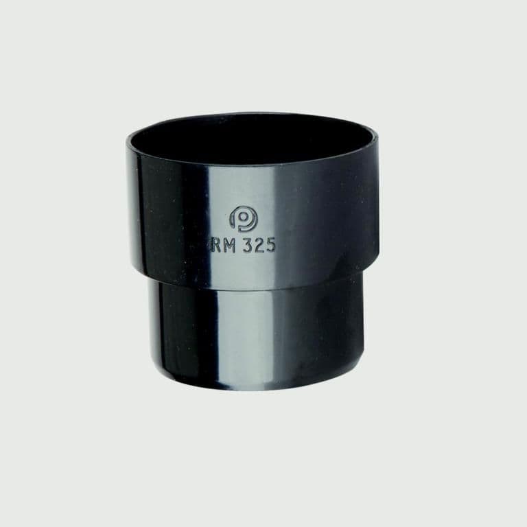 Polypipe Mini Downpipe Connector 50mm - Black