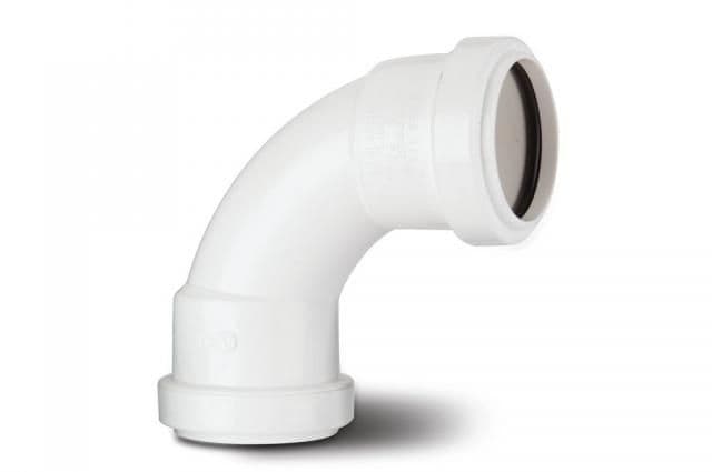 Polypipe Multifit Bend 90 Degree - 1 1/4" White