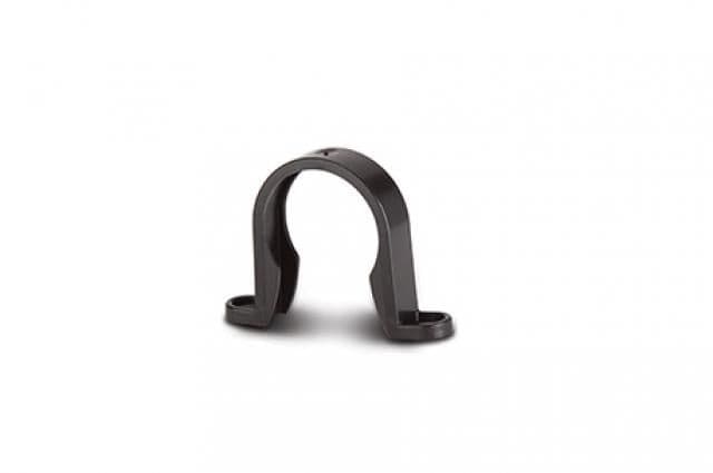 Polypipe Pipe Clip - 40mm Black