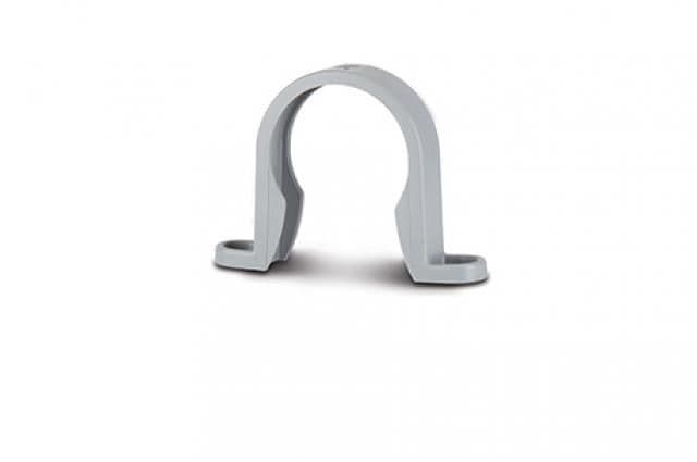 Polypipe Pipe Clip - 40mm Grey