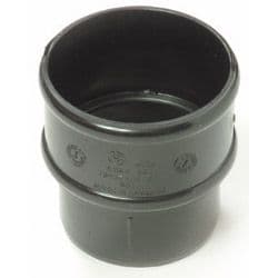 Polypipe Pipe Connectors - 68mm Black