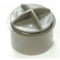 Polypipe Screwed Access Plug - 40mm White