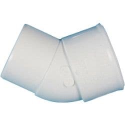 Polypipe Spigot Bend 45 Degrees - 32mm White