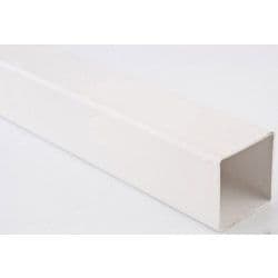 Polypipe Square Downpipe - 2.5m White