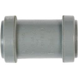 Polypipe Straight Coupling - 32mm Grey