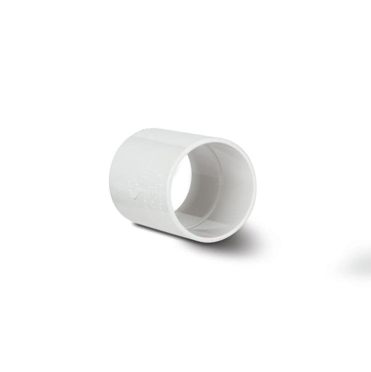 Polypipe Straight Coupling - 40mm White