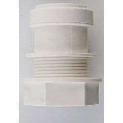 Polypipe Tank Connector - 40mm Grey