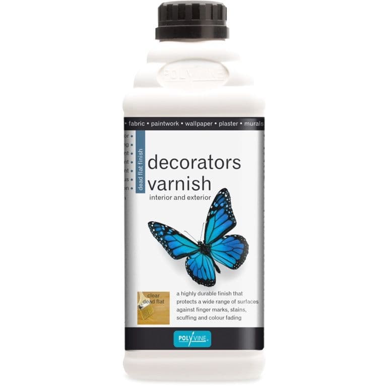 Polyvine Protective Decorators Varnish Dead Flat Finish - 500ml
