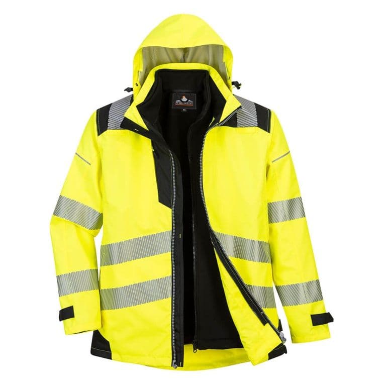 Portwest Hi-Vis Jacket Yellow - Medium