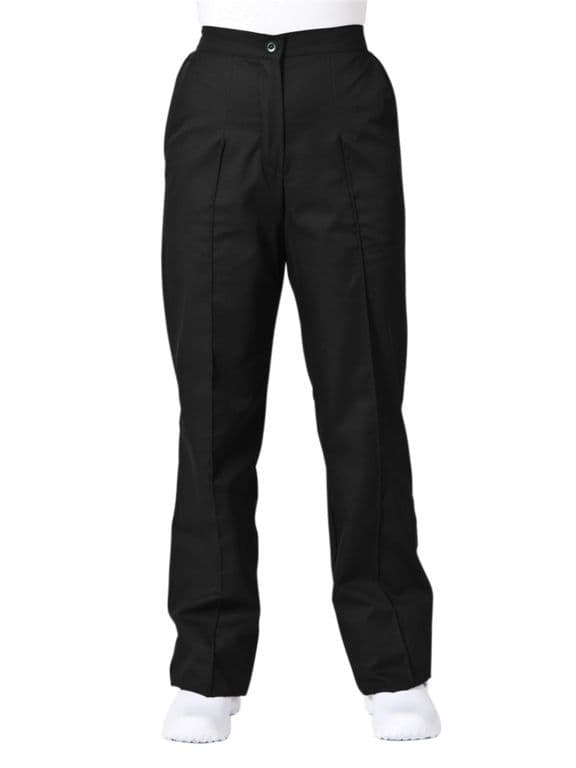 Pr Fabrics Ladies Black Trousers - 14L