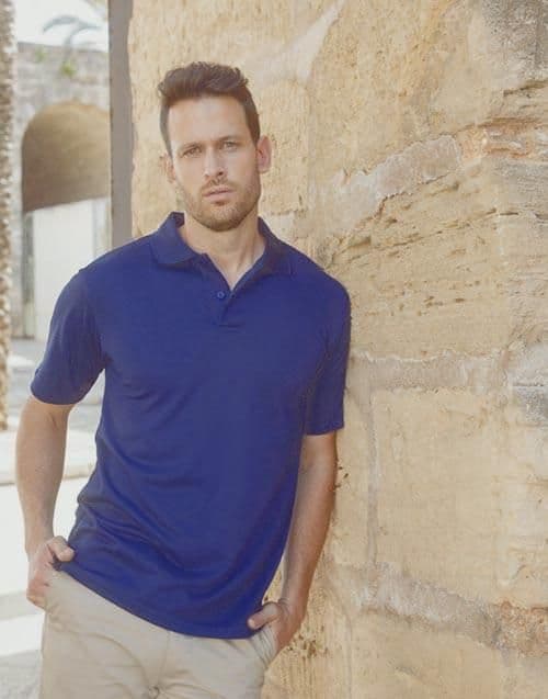 Prestige Mens Henbury Polo Turquoise - Medium