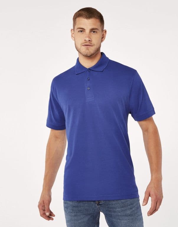 Prestige Mens Klassic Superwash Polo Black - XLarge