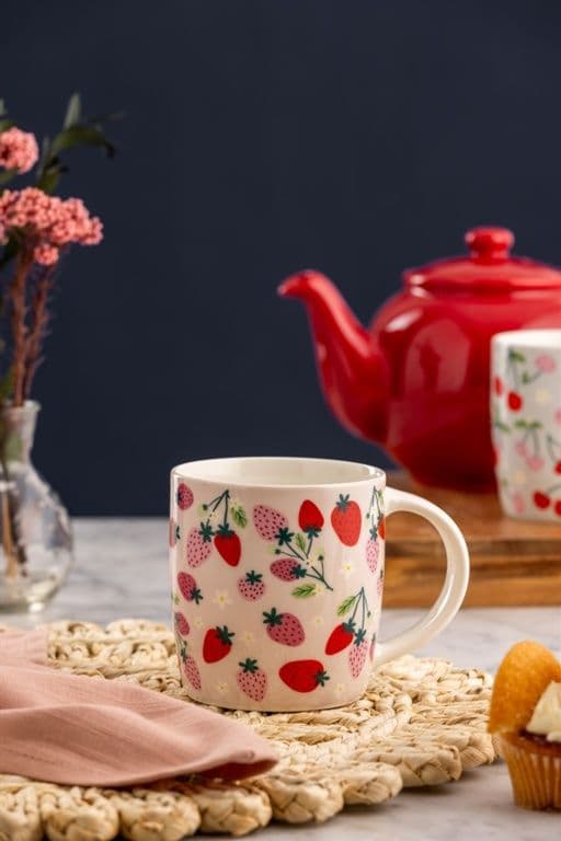 Price & Kensington Strawberries Mug - 340ml