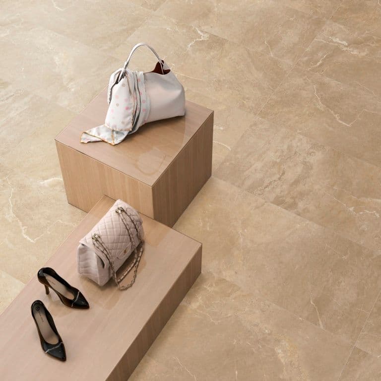 Prissmacer Cave Cream Porcelain Tile Rectified 45 x 90cm - 1.21m2 3 Tiles Per Box