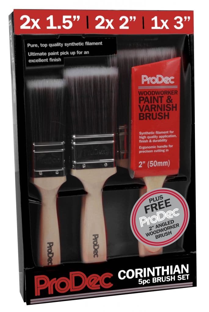 ProDec Corinthian Brush Set - 5 Piece