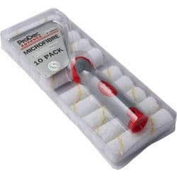 ProDec Short Pile Microfibre Roller & Frame (10 Pack) - 4" /100mm