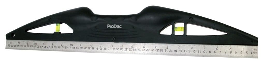 ProDec Trimming Edge Stainless Steel Ruler - 24"
