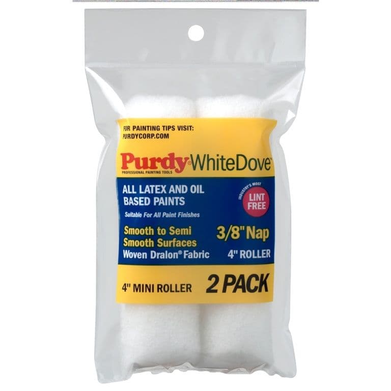 Purdy White Dove Jumbo Sleeve - 4.5" x 3/8" / Pack 2